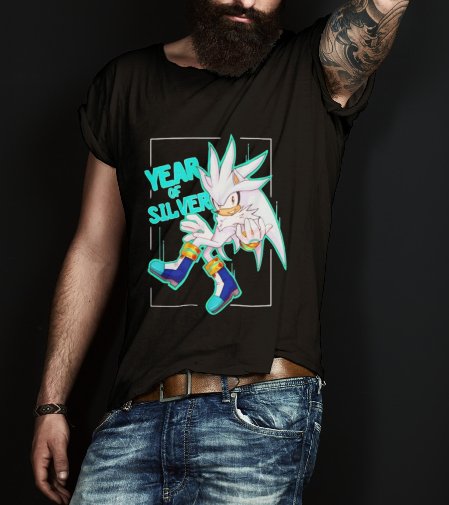 Year Of Silver Hedgehog Classic Character T-Shirt