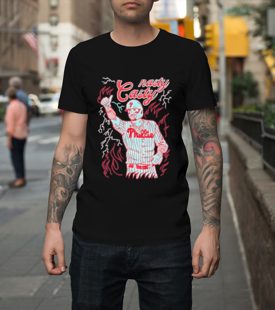 Nasty Casty Philadelphia Phillies Bryce Harper T-Shirt