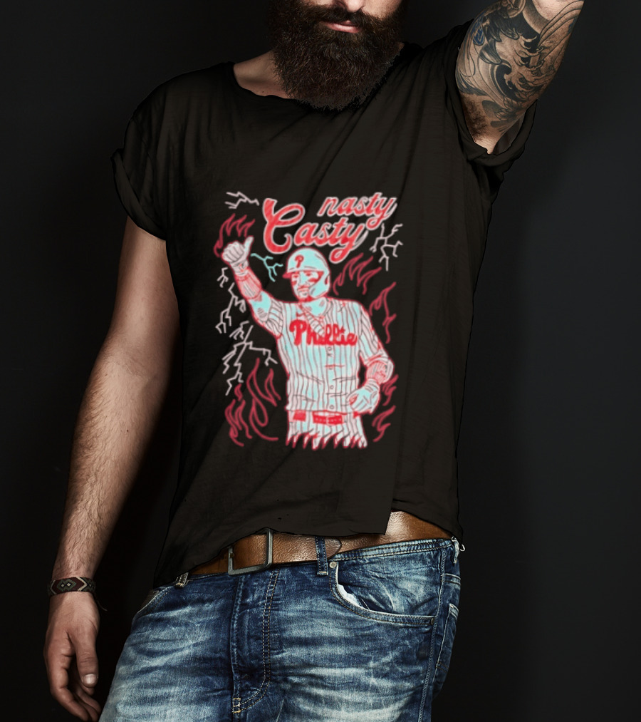 Nasty Casty Philadelphia Phillies Bryce Harper T-Shirt