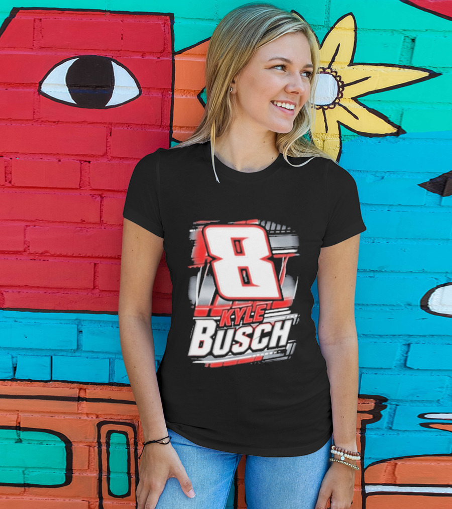 Kyle Busch Number 8 Racing NASCAR Fan T-Shirt