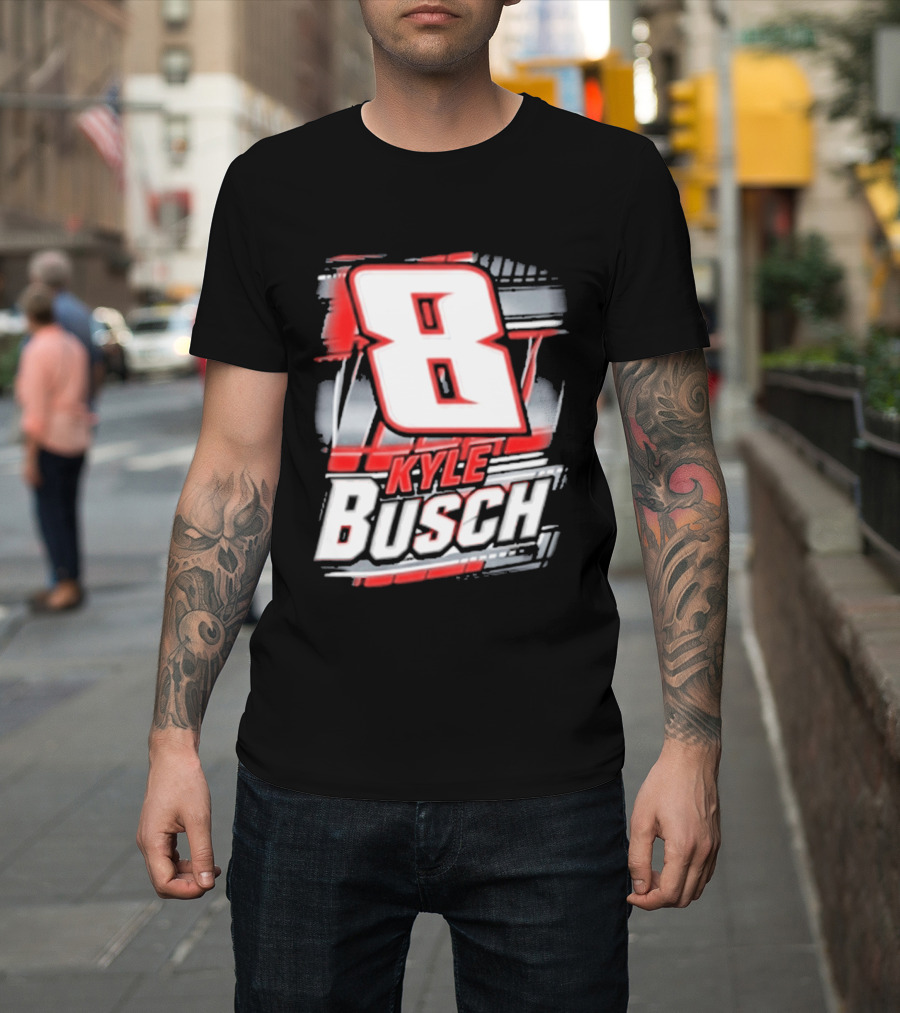 Kyle Busch Number 8 Racing NASCAR Fan T-Shirt