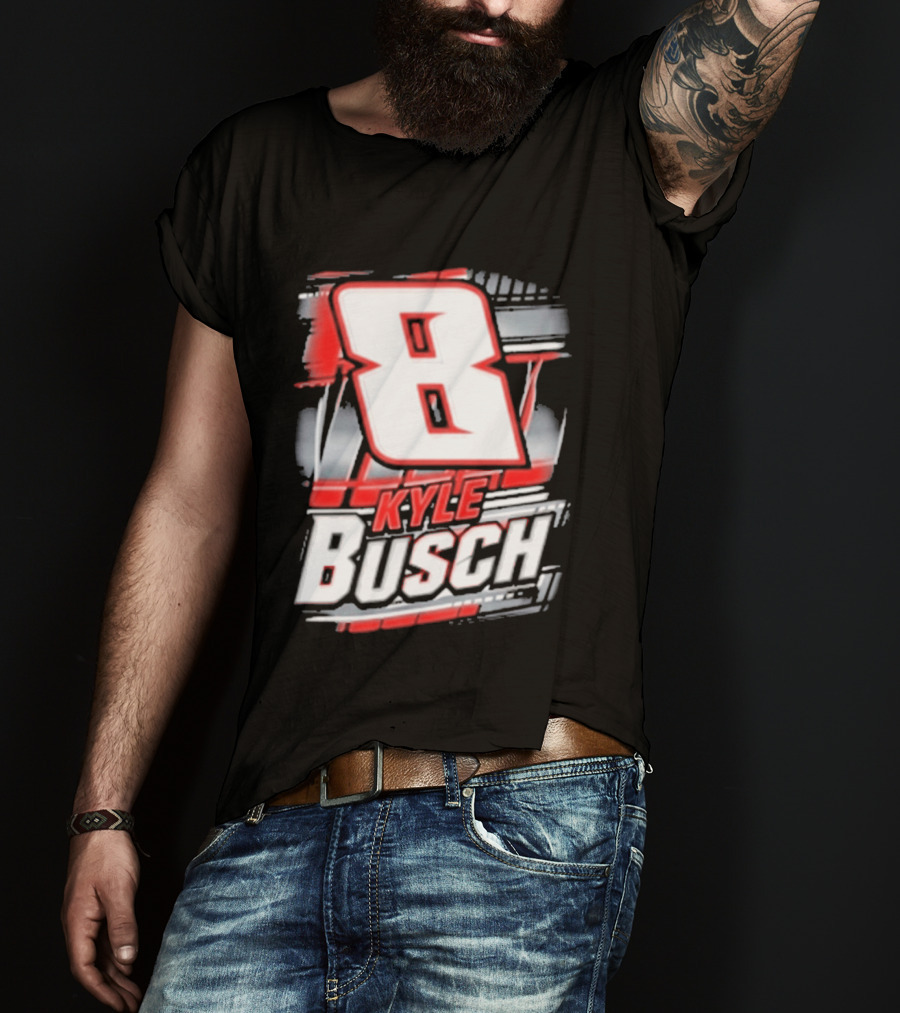 Kyle Busch Number 8 Racing NASCAR Fan T-Shirt
