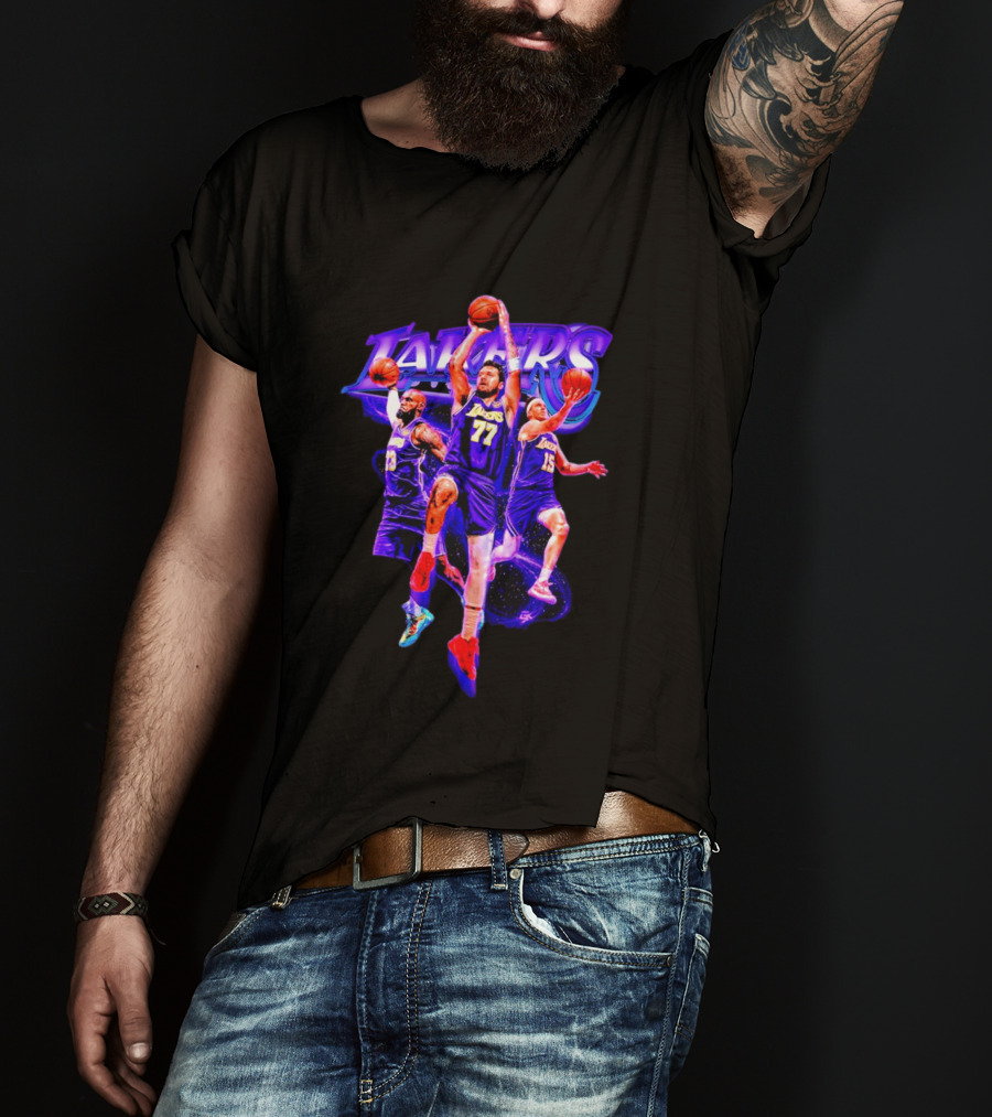 Lakers Lakeshow Big 3 Players Los Angeles Lakers Basketball Team T-Shirt