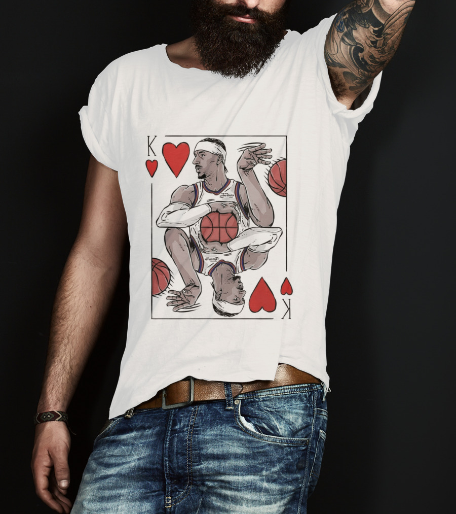Shai Gilgeous Alexander OKC Thunder NBA Playing Card Heart T-Shirt