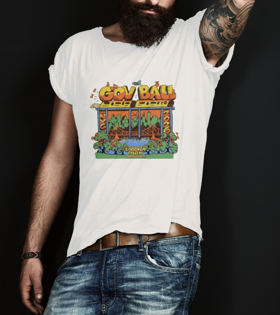 Gov Ball 2020 Flushing Meadows Corona Park Queens NY T-Shirt