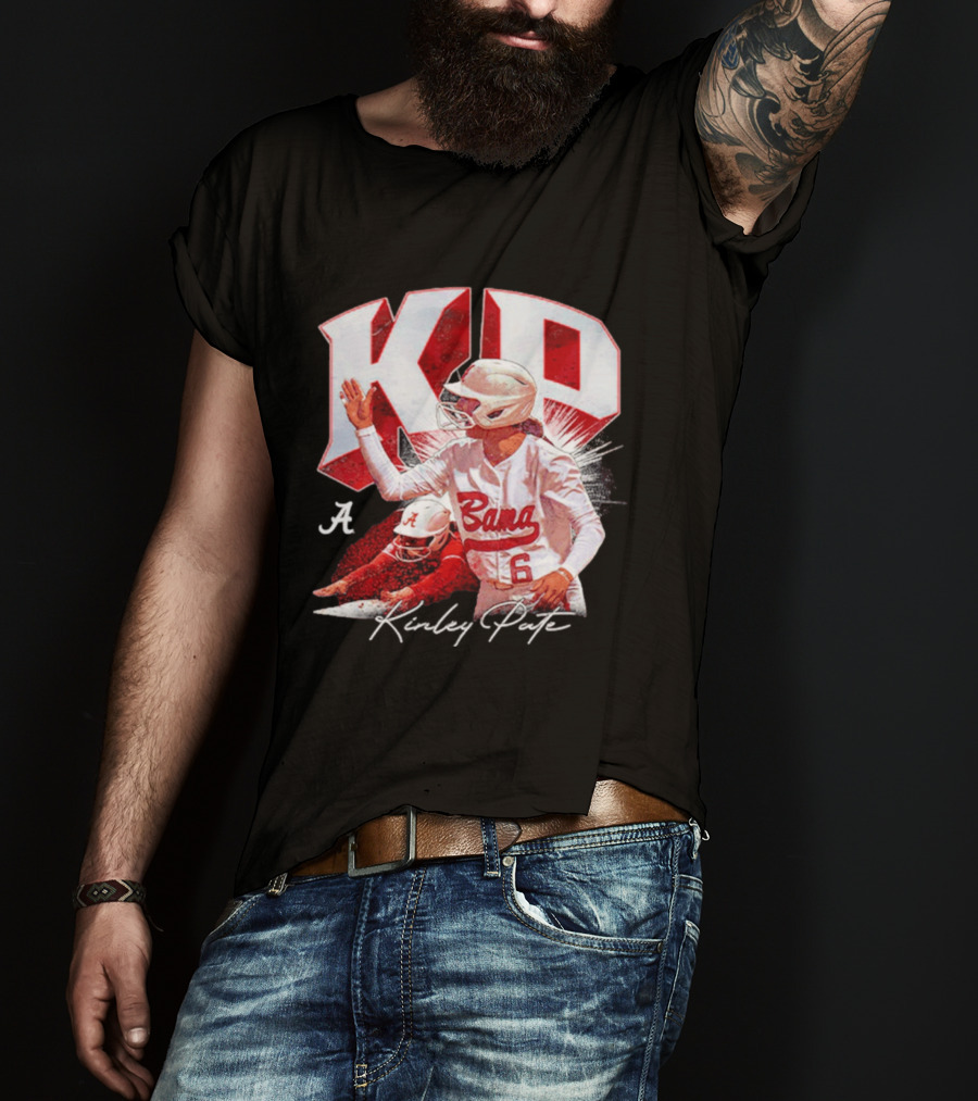 KP Alabama Bama Softball Kinley Pate NCAA Player T-Shirt