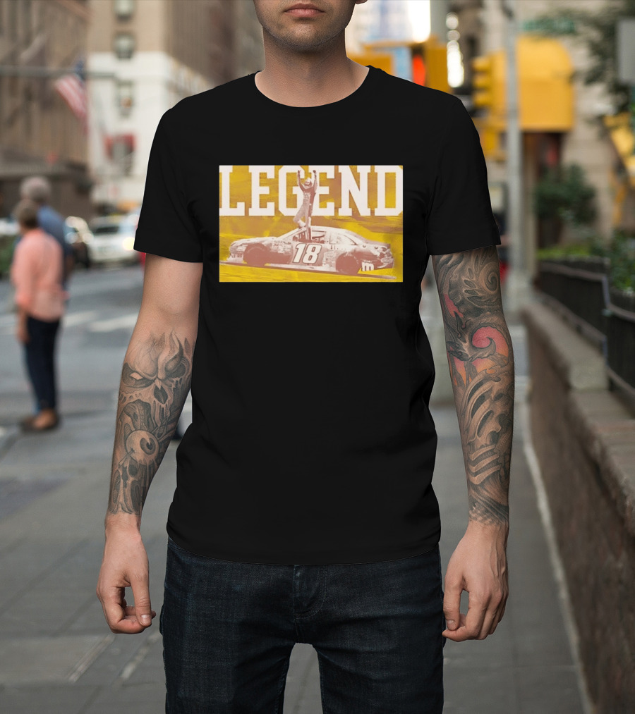 Kyle Busch 18 M&M Legend NASCAR Victory Celebration T-Shirt