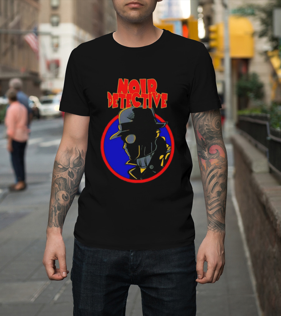 Noir Detective Private Investigator Mystery Solver T-Shirt