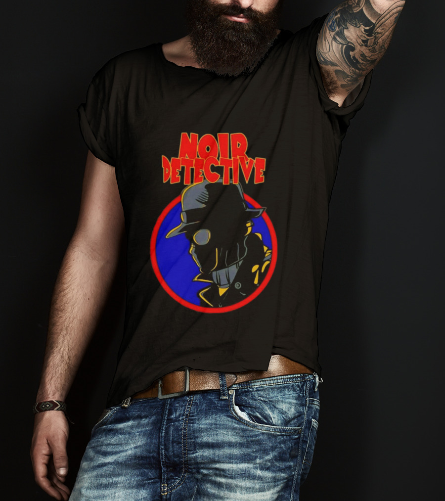 Noir Detective Private Investigator Mystery Solver T-Shirt