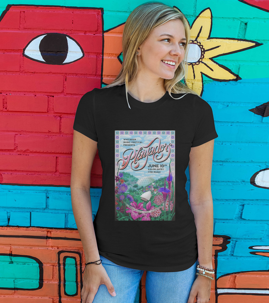 Whitaker Music Festival Playadors June 10 Missouri Botanical Garden St. Louis Event T-Shirt