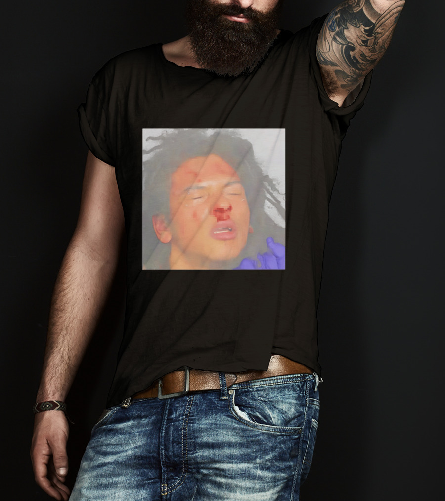 John Doe Unknown Player Generic Team Bloody Face T-Shirt
