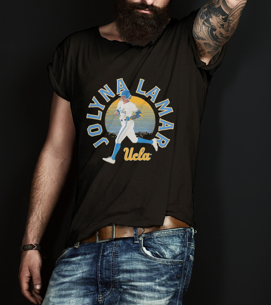 Jolina Lamar UCLA Softball Star Running At Sunset T-Shirt