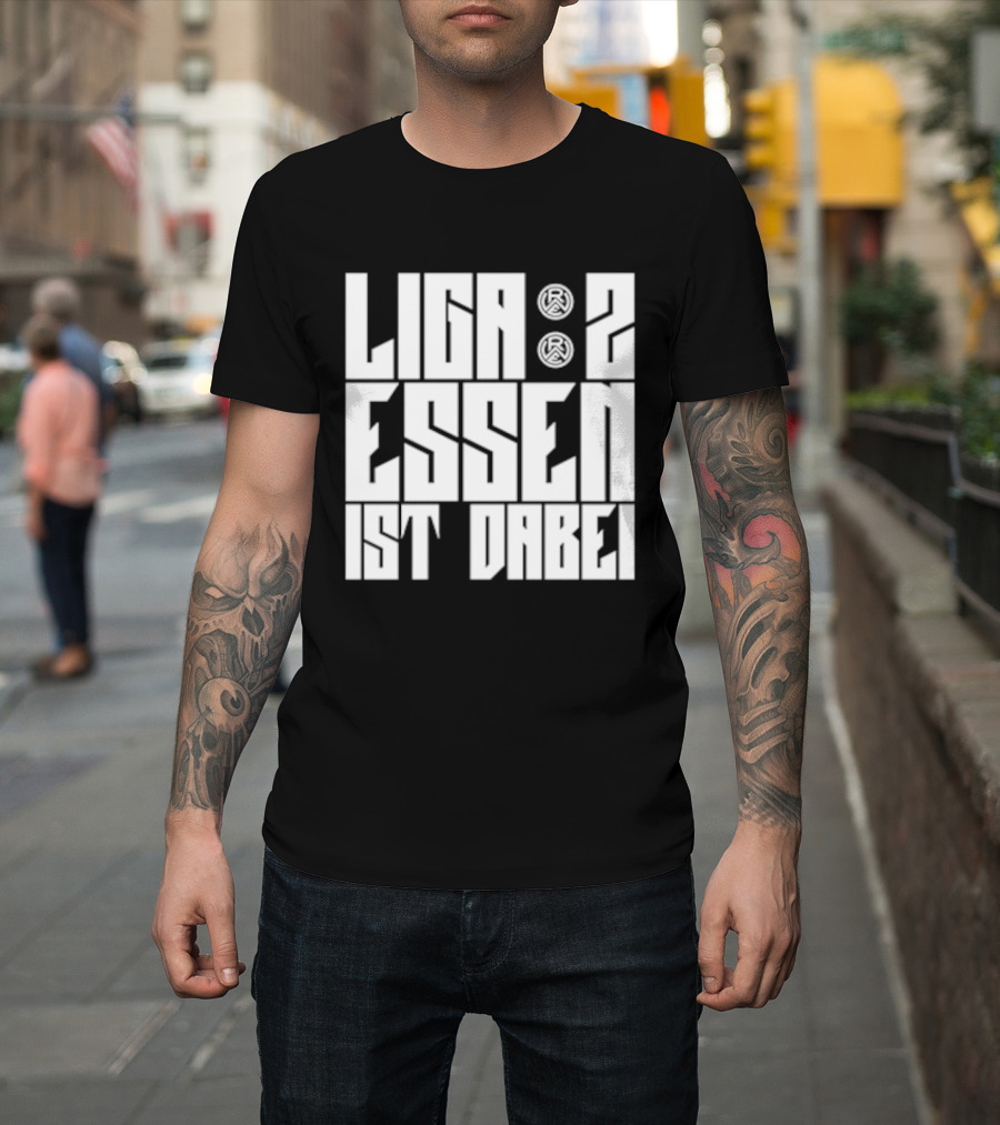 Liga 2 Essen Ist Dabei Soccer Celebration Football T-Shirt