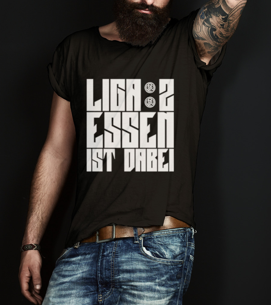 Liga 2 Essen Ist Dabei Soccer Celebration Football T-Shirt