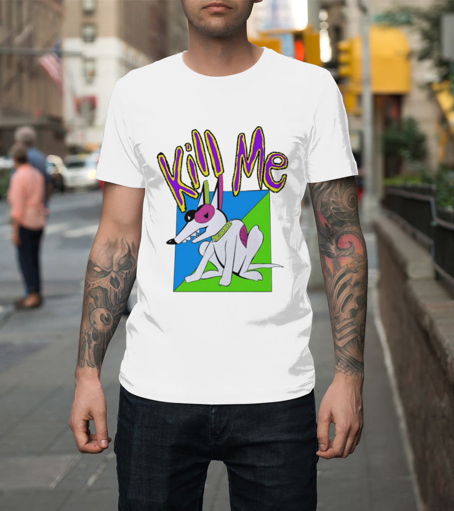 Kill Me Spuds MacKenzie Dog 1980s Pop Culture T-Shirt