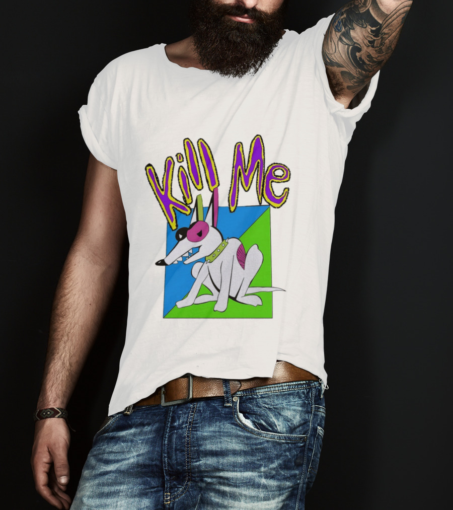 Kill Me Spuds MacKenzie Dog 1980s Pop Culture T-Shirt