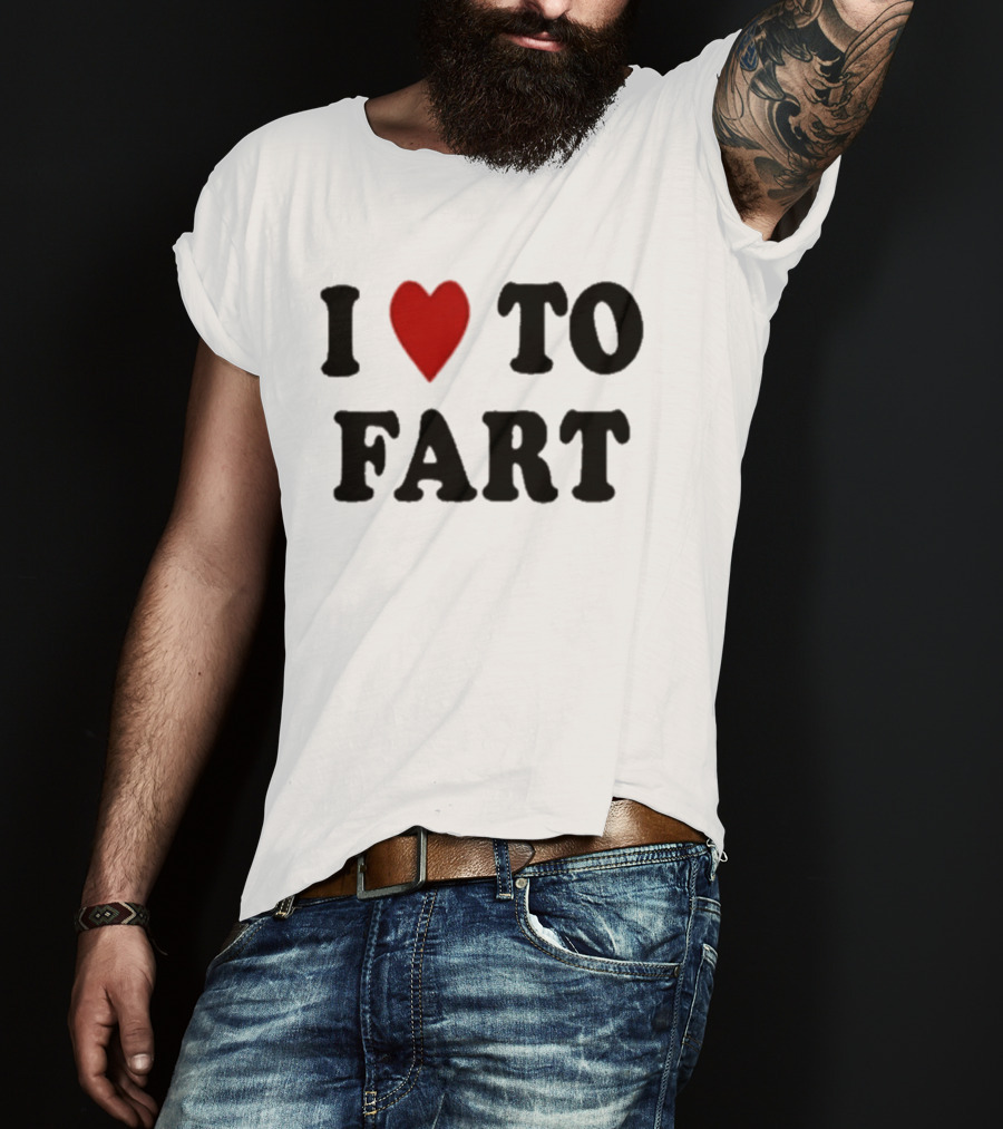 I Heart To Fart Bert Blyleven Humor T-Shirt