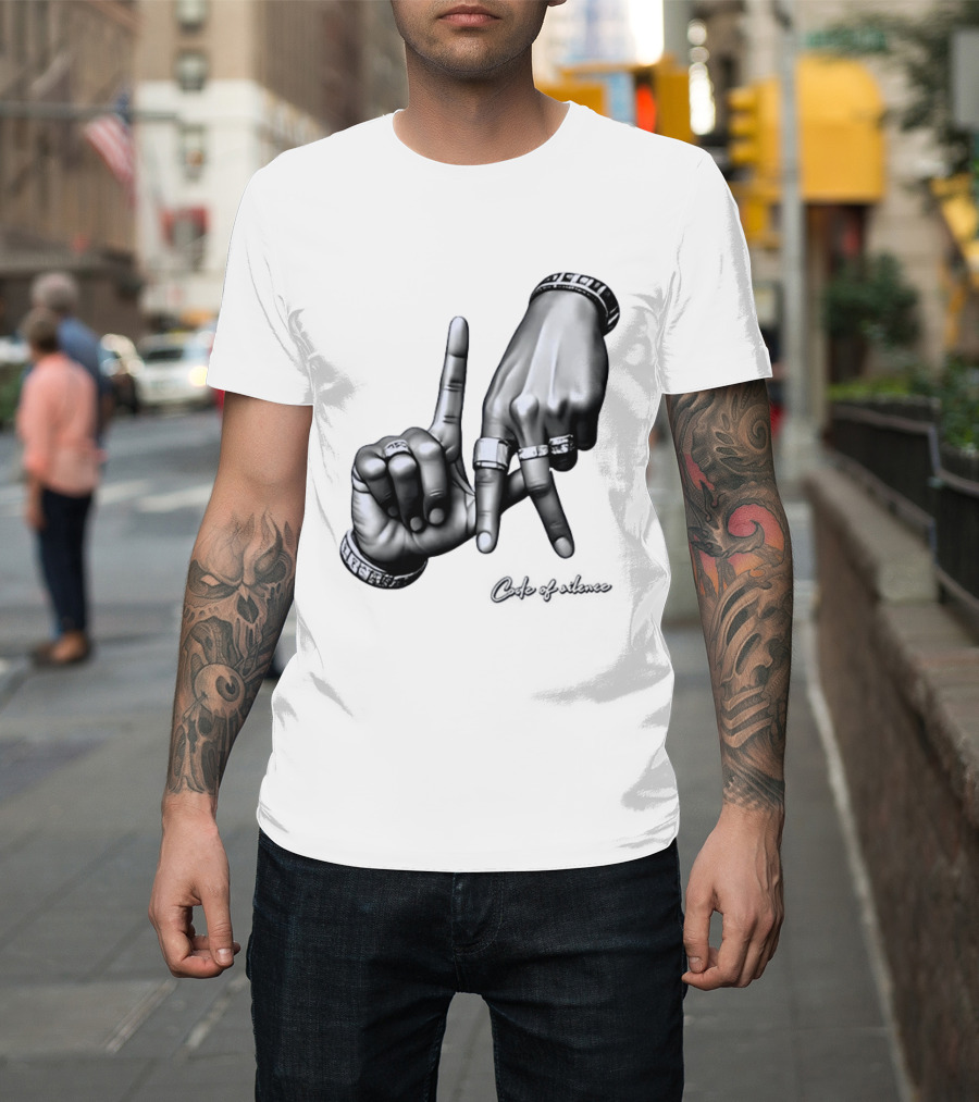 Code Of Silence LA Hand Gesture T-Shirt