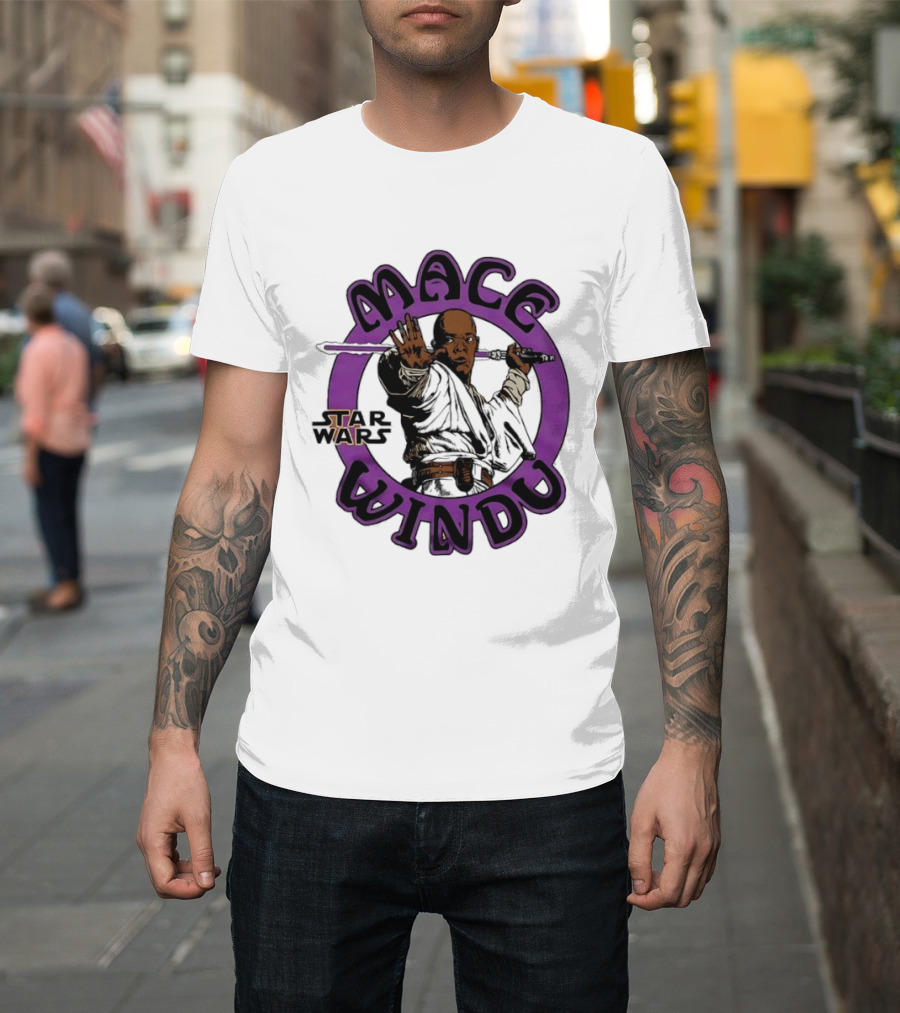 Star Wars Mace Windu Purple Jedi T-Shirt