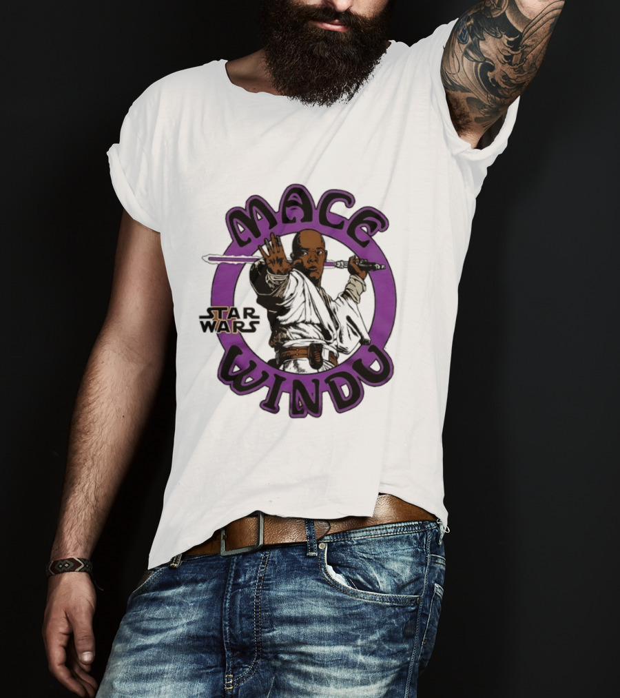 Star Wars Mace Windu Purple Jedi T-Shirt