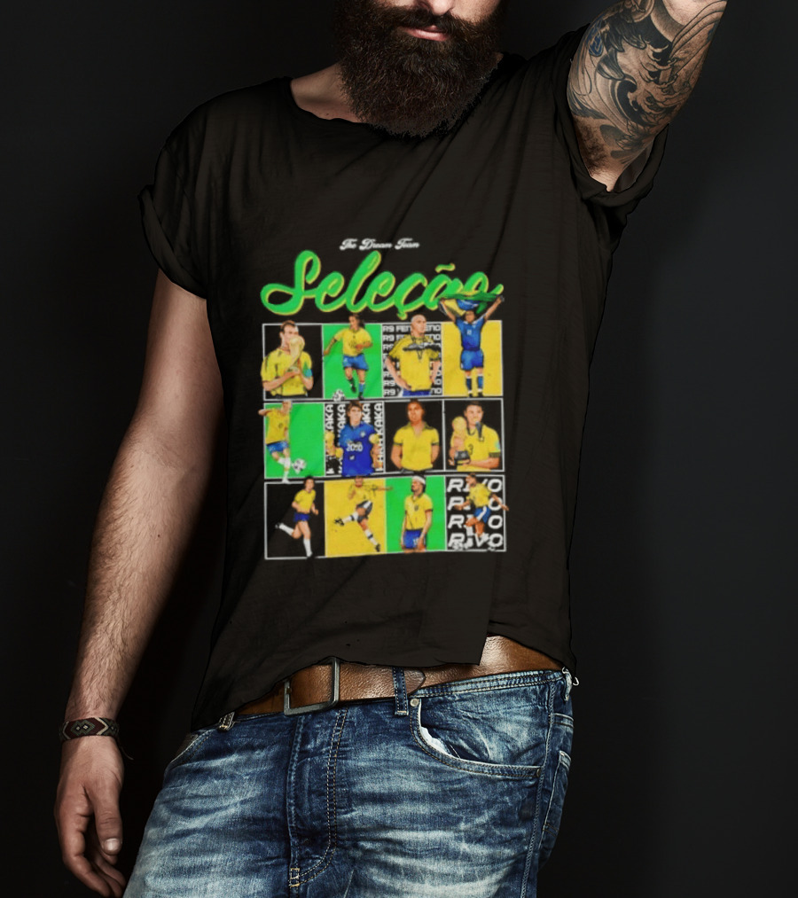 Selecao Brasil Football Legends Soccer Dream Team Series T-Shirt