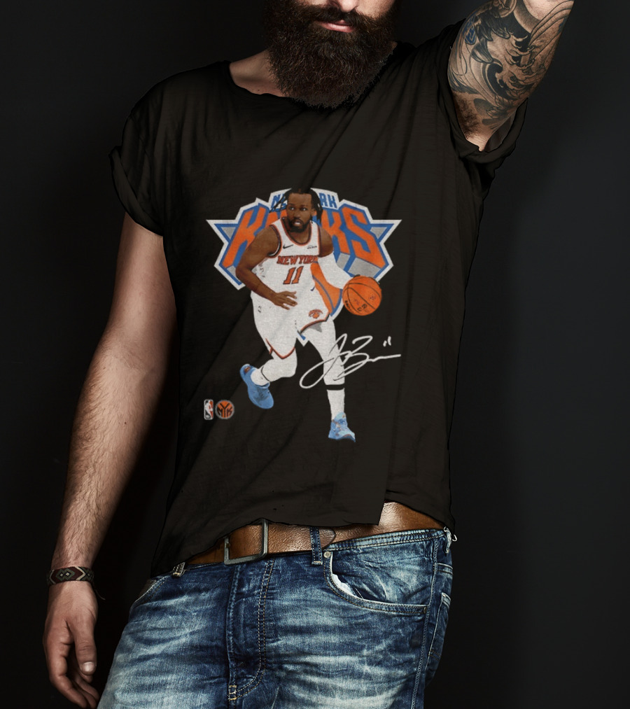 Jalen Brunson Dunk New York Knicks Basketball NBA T-Shirt