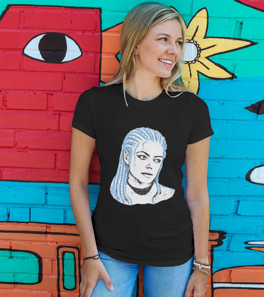 Iceman And MJ Braided Style Fusion T-Shirt