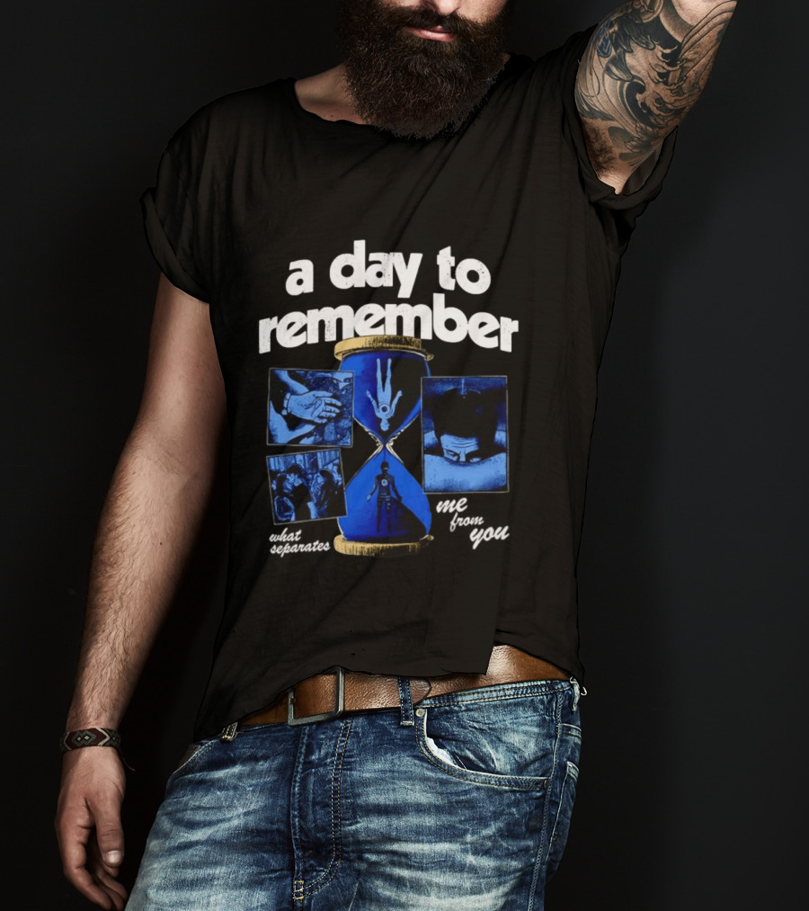 A Day To Remember Hourglass Album Art What Separates Me From You T-Shirt