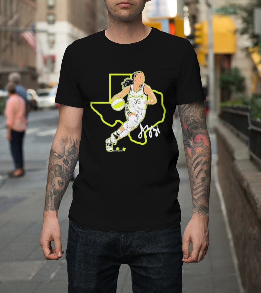 Azzi Fudd Dallas Basketball Star Texas T-Shirt