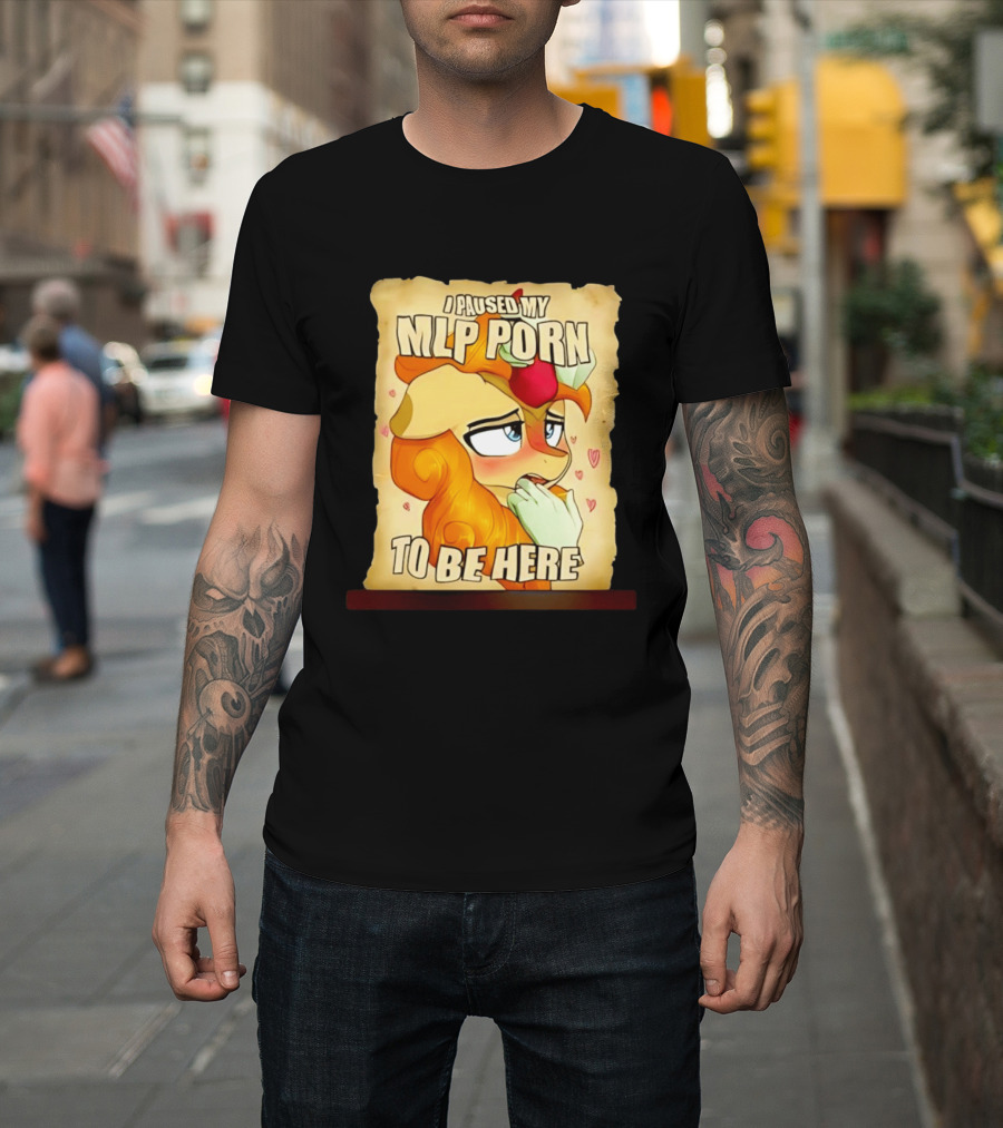 I Paused My MLP Porn To Be Here My Little Pony T-Shirt