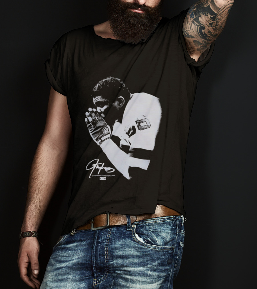 Kith National Football League Lawrence Taylor Praying Hands Signature Edition T-Shirt