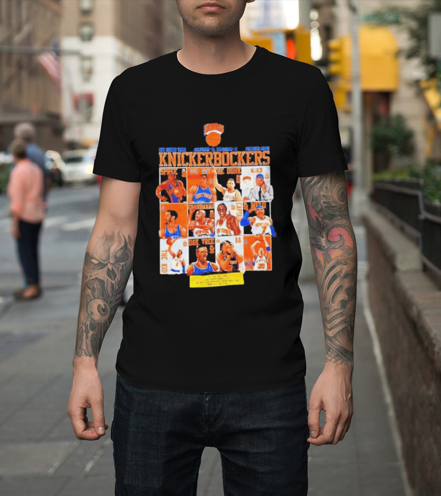 New York Knicks Knickerbockers Basketball Legends Spree Melo Run MSG Series T-Shirt