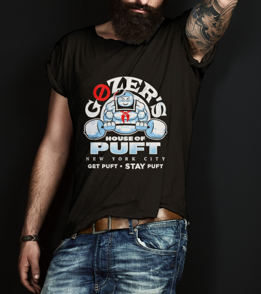 Gozer's House Of Puft New York City Muscular Stay Puft Get Puft Stay Puft T-Shirt
