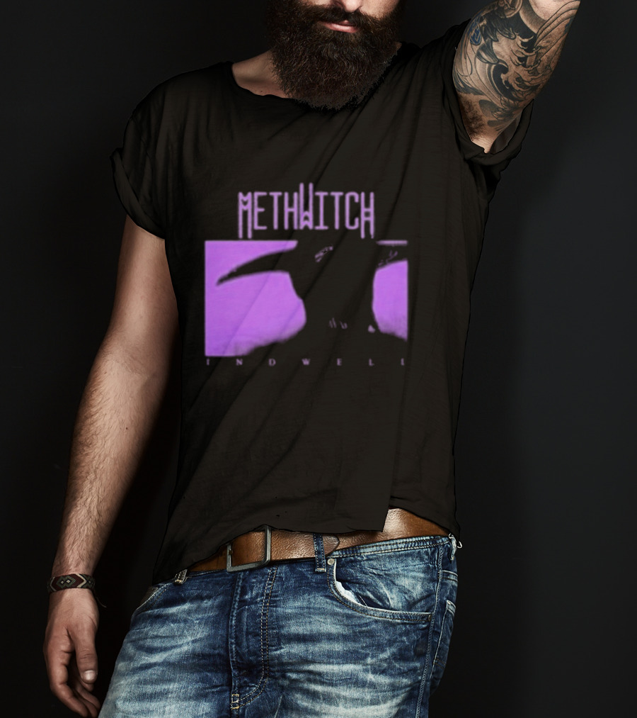 Methwitch Digital Well Records Indwell Mirror T-Shirt