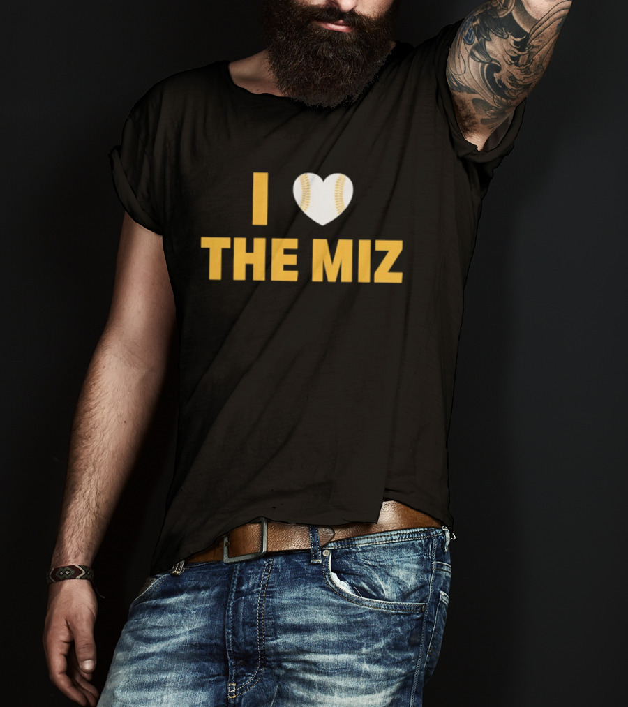 I Heart The Miz Baseball Jacob Misiorowski Milwaukee T-Shirt