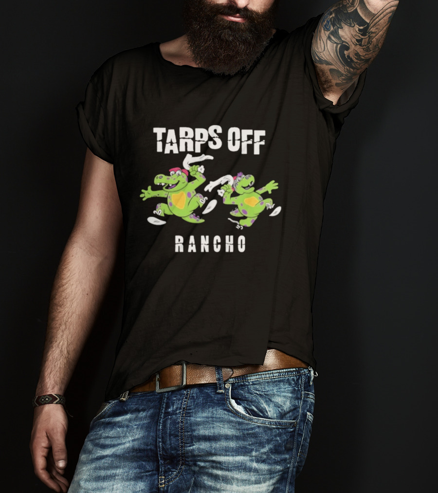 Rancho Cucamonga Quakes Tarps Off Rancho Alligator Fun T-Shirt
