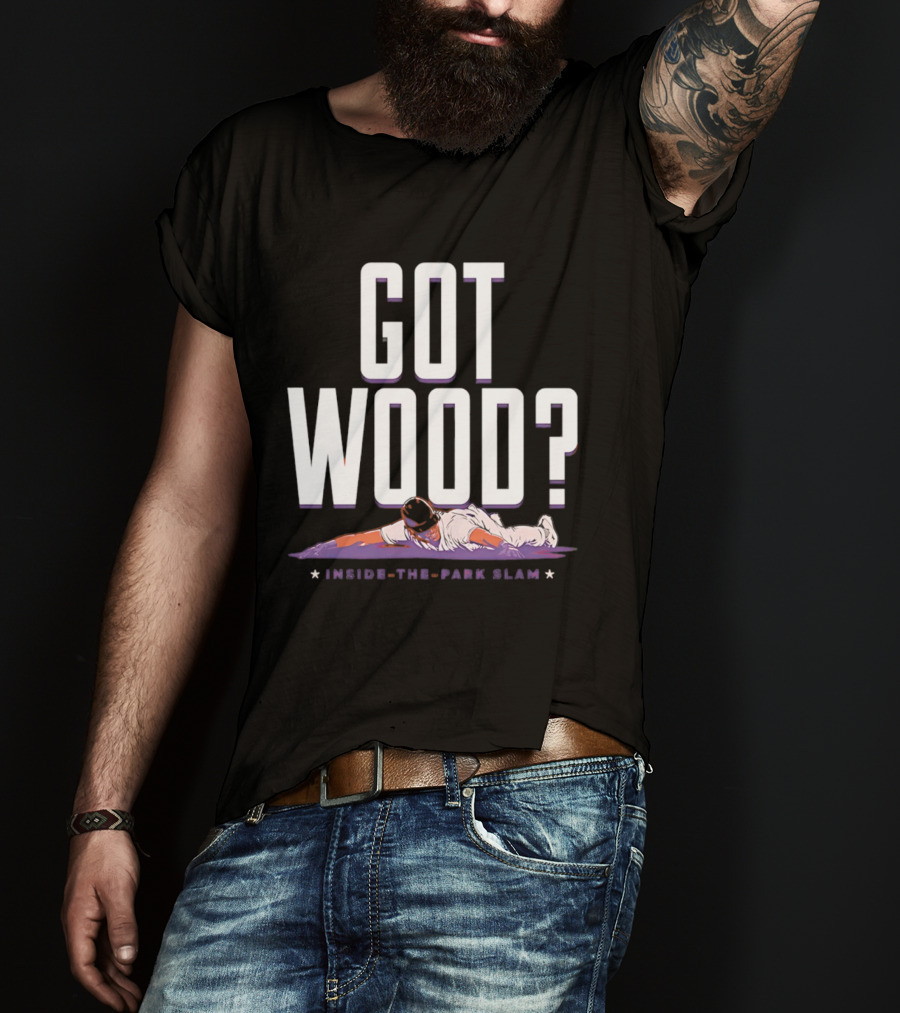 Washington Nationals Baseball Got Wood Inside The Park Slam T-Shirt