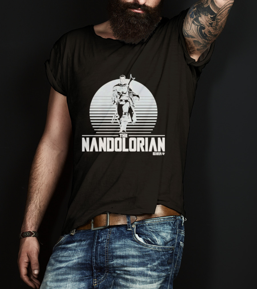 The Nandolorian Fernando Mendoza Mandalorian Parody Star Wars T-Shirt