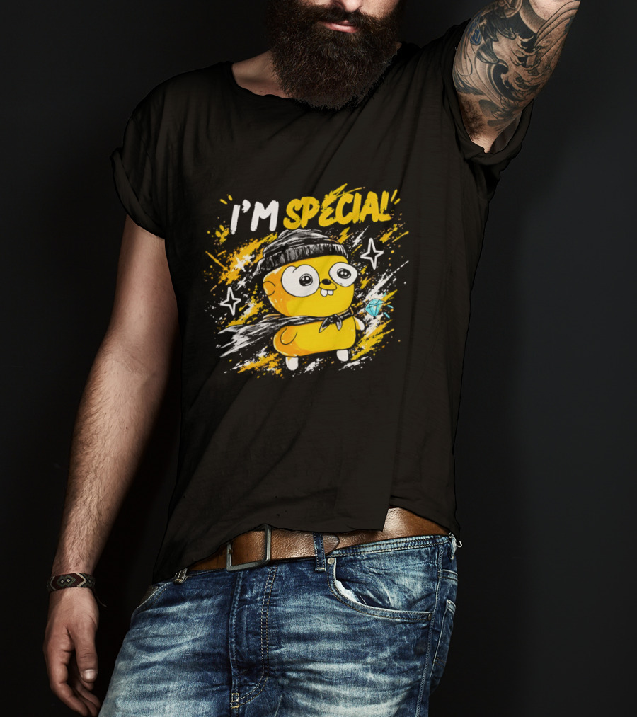 I'm Special Go Gopher Golang Programming Code T-Shirt