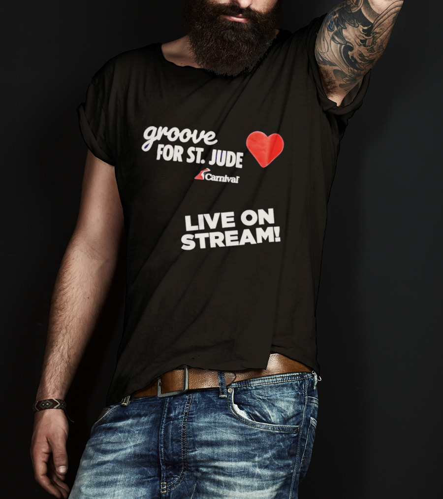 Groove For St Jude Heart Carnival Live On Stream T-Shirt