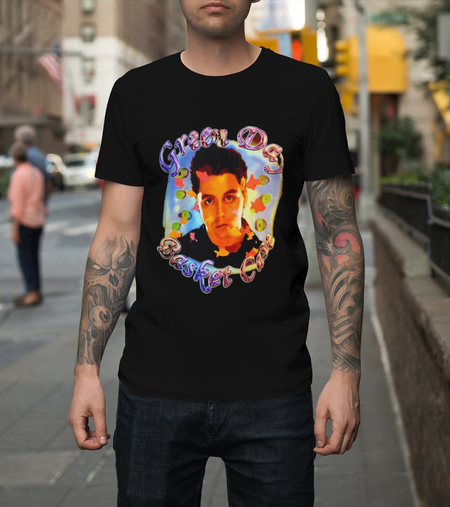 Green Day Basket Case Billie Joe Armstrong Colorful T-Shirt