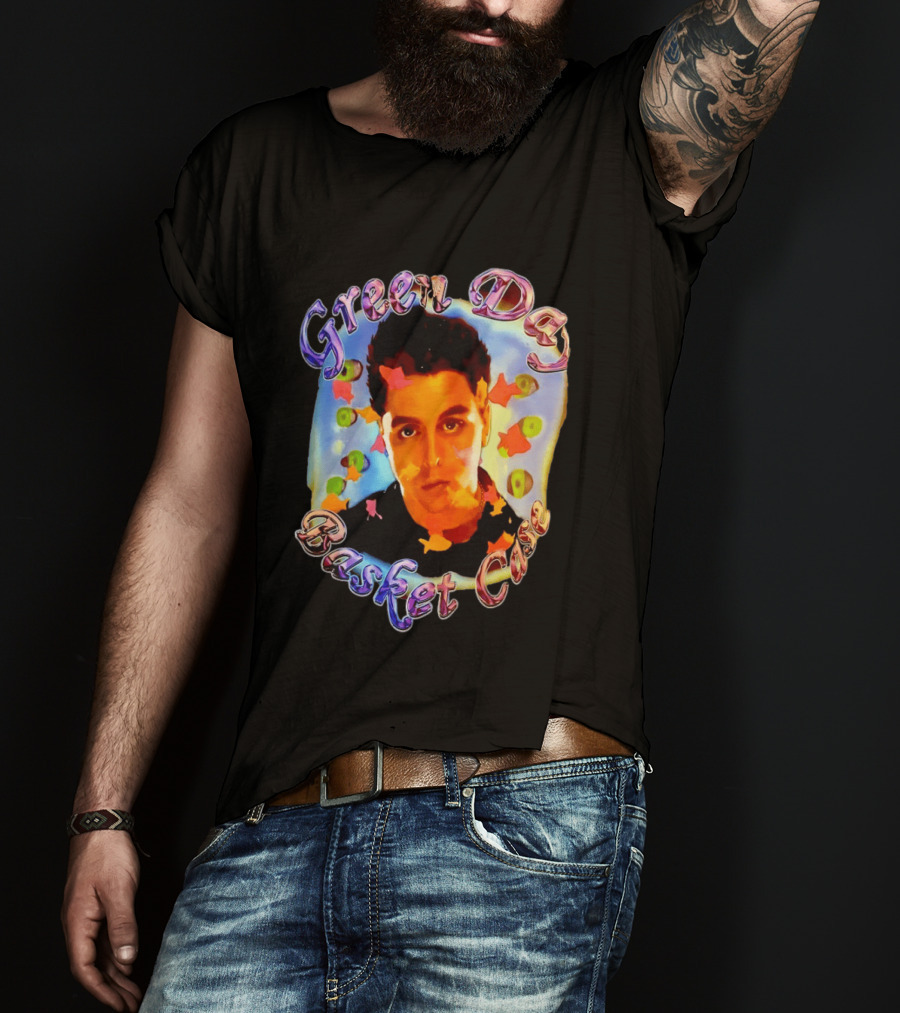Green Day Basket Case Billie Joe Armstrong Colorful T-Shirt