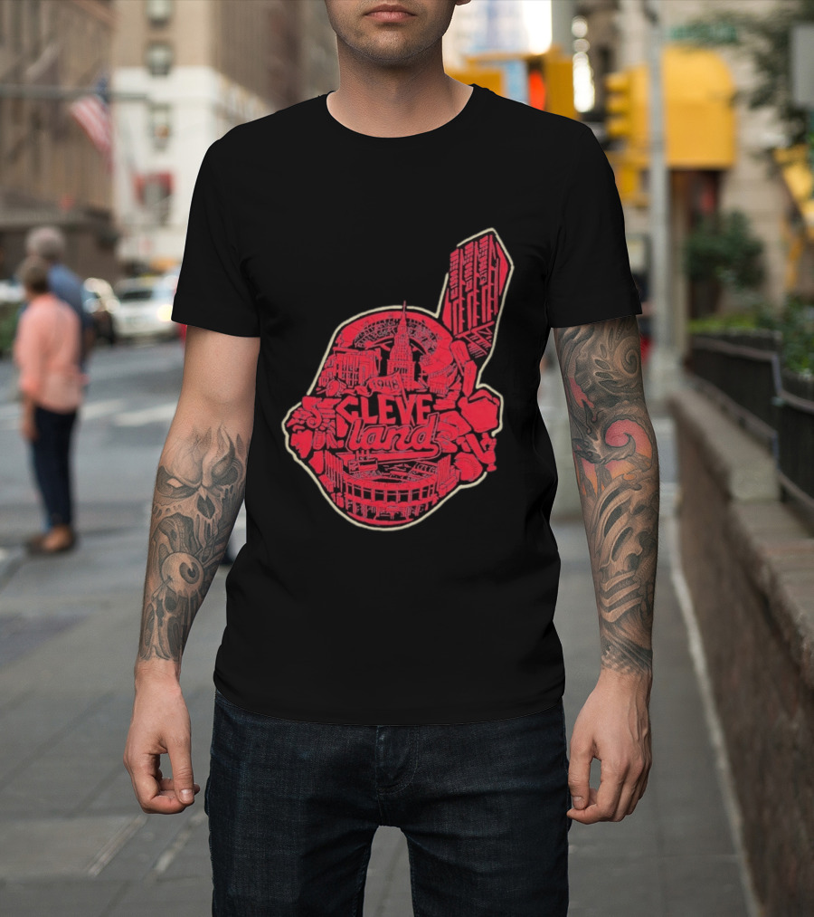 Cleveland Guardians 1948 Terminal Tower Progressive Field CLEVEland T-Shirt