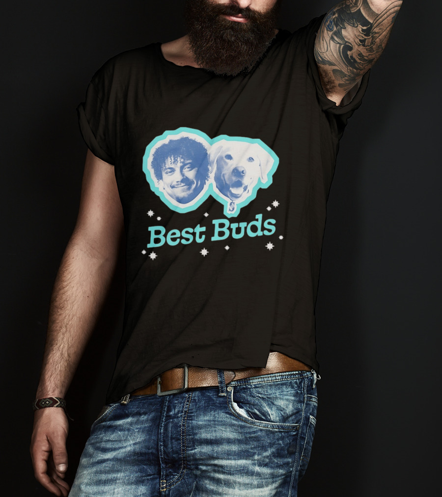 J P Crawford Seattle Mariners Baseball Best Buds T-Shirt