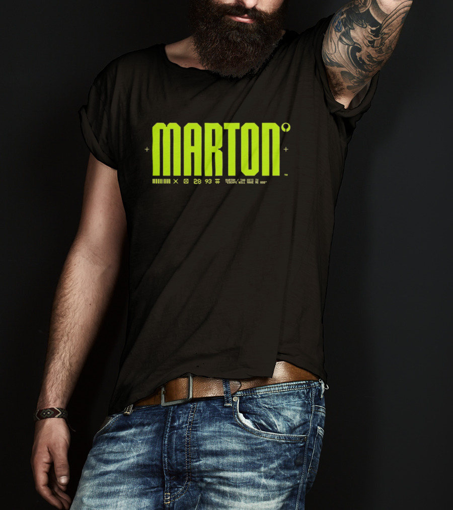 Marton Tau Ceti IV Escape Will Make Me God Sci Fi Retro Futuristic T-Shirt