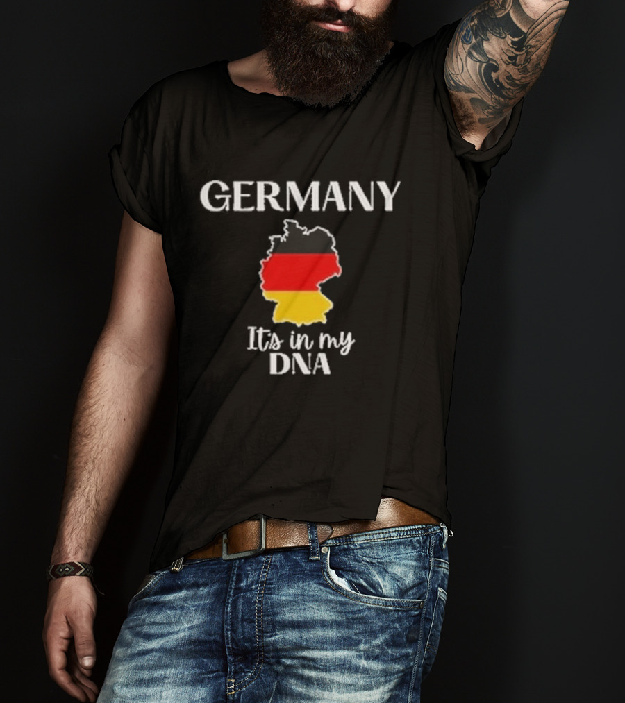Germany It's In My DNA Map Flag T-Shirt