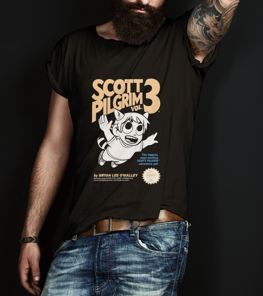 Scott Pilgrim Vol 3 Scott Pilgrim And The Infinite Adventure You By Bryan Lee O'Malley Oni T-Shirt