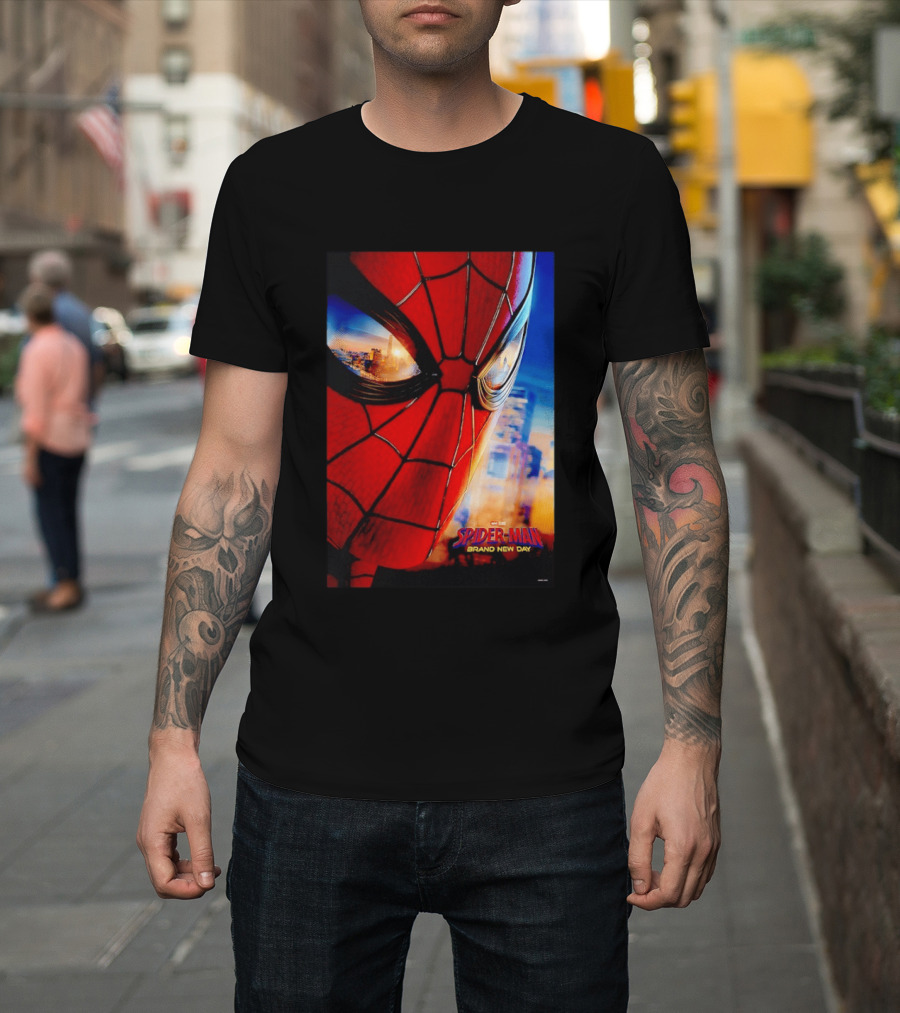 Spider Man Marvel Brand New Day Mask Studios T-Shirt