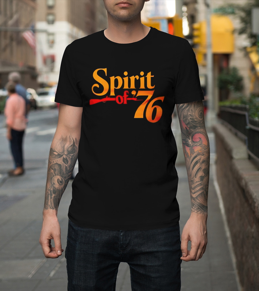 Spirit Of 76 American Revolution Independence Day USA T-Shirt