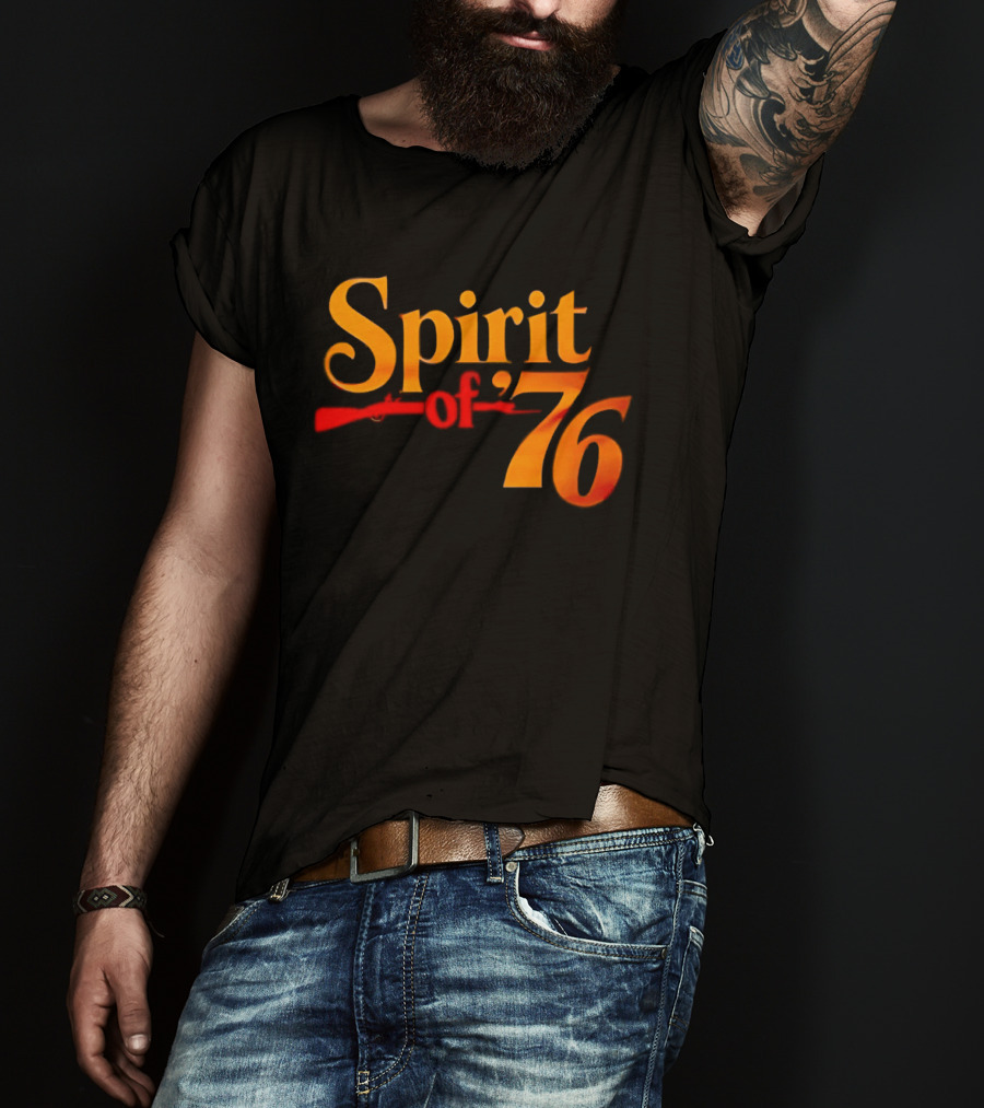 Spirit Of 76 American Revolution Independence Day USA T-Shirt